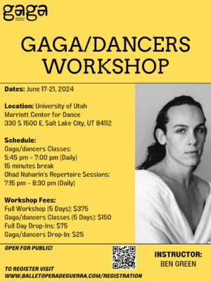 Gaga/Dancers Workshop with Ben Green