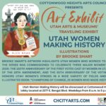 Art Exhibit: "Utah Women Making History" Illustrations by Brooke Smart