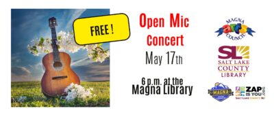 Open Mic Concert in Magna - FREE!