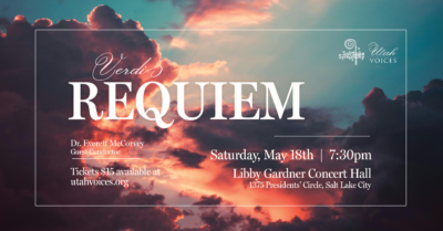 Utah Voices and the Salt Lake Symphony present an evening with Dr. Everett McCorvey and the Verdi Requiem