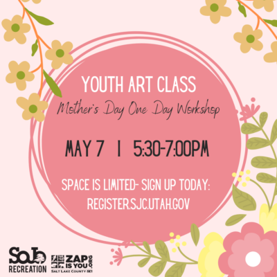 Youth Art- Mother's Day, One Day Workshop